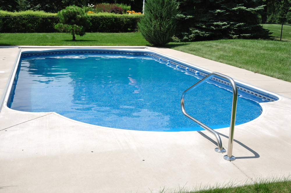 Harford County Concrete Pool Deck